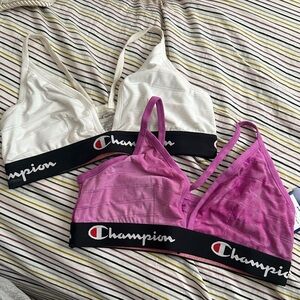 Champion Women's Bra Set - White and Pink